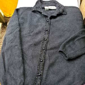 Angora and lambs wool sweater